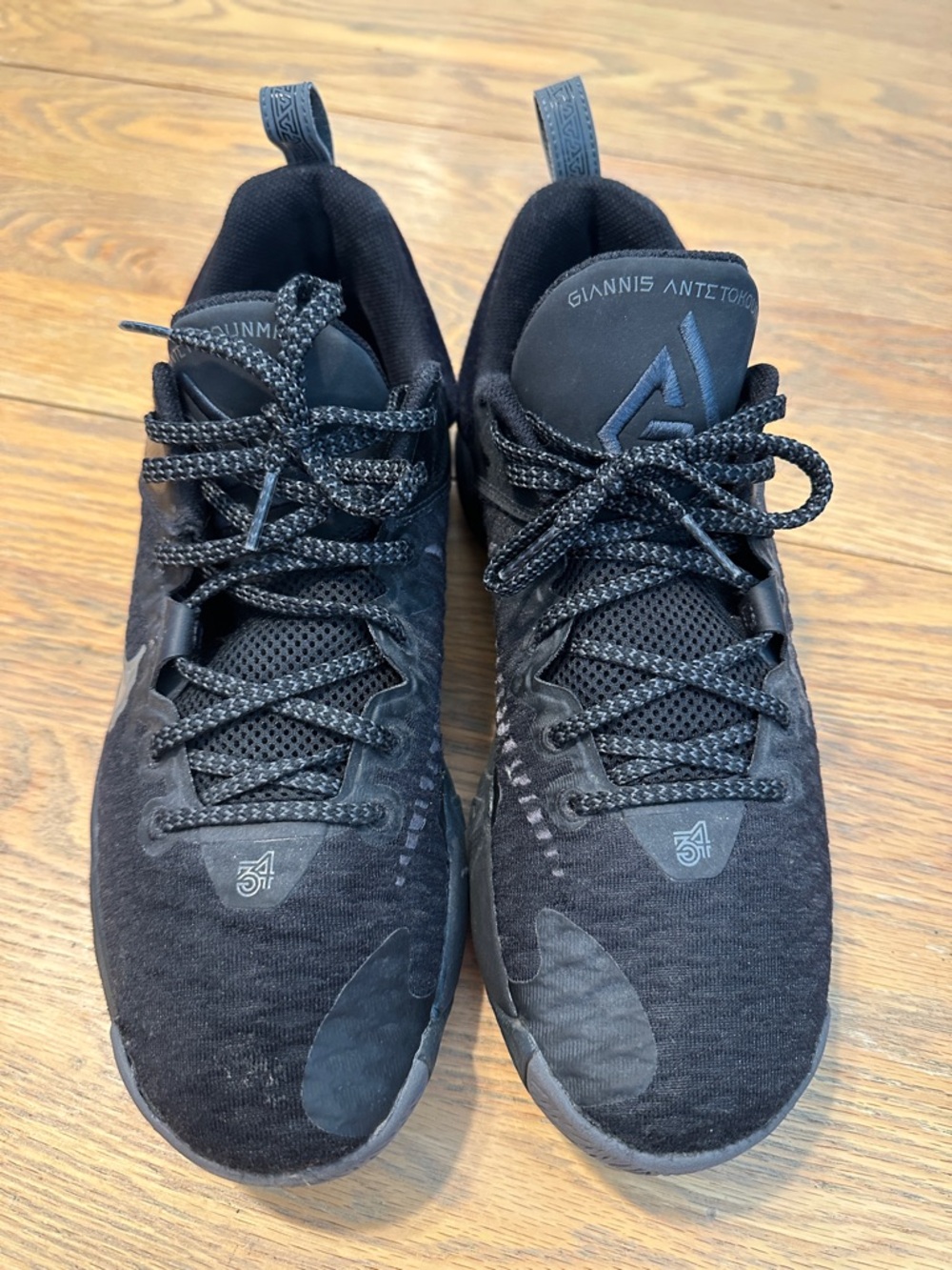 Nike Giannis Immortality Men's Black Low-Top Basketball Shoes Sz 9.5